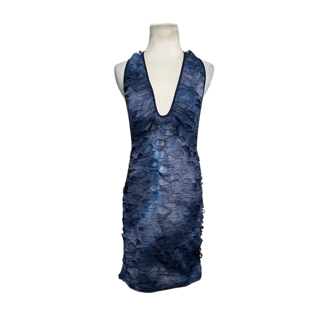 Sublime Havoc Blue Backless Dress size Large